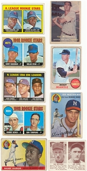 1941-1968 Topps and Assorted Brands Hall of Famers Collection (10 Different)